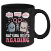 Nothing Beats Reading Book Librarian Rock Paper Scissors Mug | teecentury