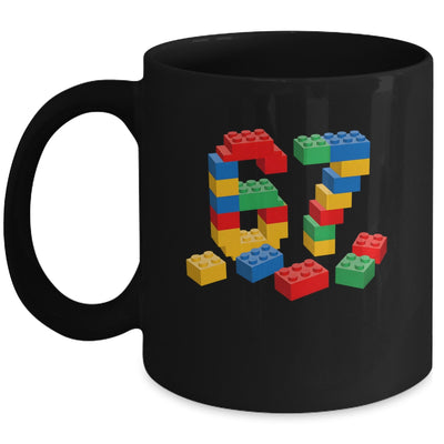 Number 67 Six Seven Meme Blocks Brick Birthday Builder Kids Mug | teecentury