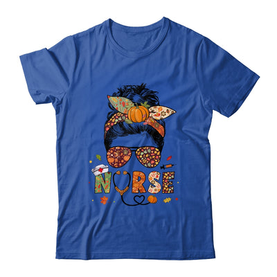 Nurse Autumn Fall Thanksgiving Nursing RN ICU CNA Shirt & Hoodie | teecentury