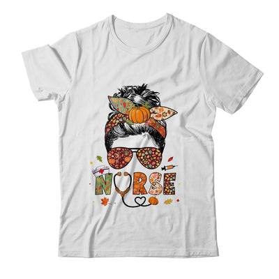Nurse Autumn Fall Thanksgiving Nursing RN ICU CNA Shirt & Hoodie | teecentury