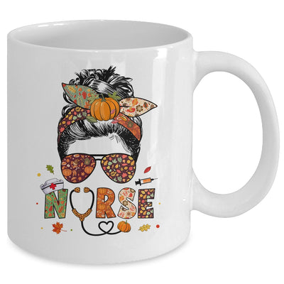Nurse Autumn Fall Thanksgiving Nursing RN ICU CNA Mug | teecentury