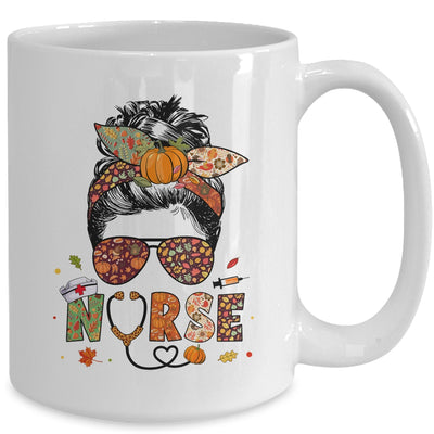 Nurse Autumn Fall Thanksgiving Nursing RN ICU CNA Mug | teecentury