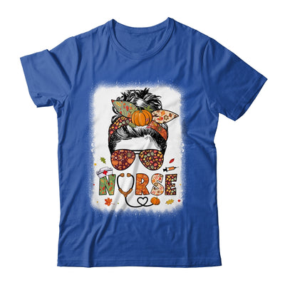 Nurse Autumn Fall Thanksgiving Stethoscope RN ICU CNA Shirt & Hoodie | teecentury