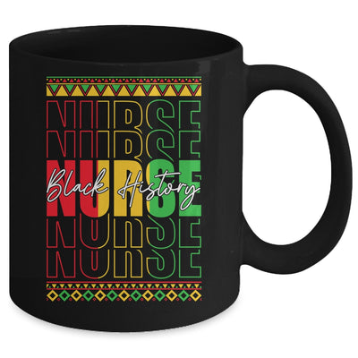 Nurse Retro Black History Month Registered Nurse Men Women Mug | teecentury