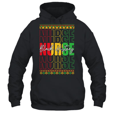 Nurse Retro Black History Month Registered Nurse Men Women Shirt & Hoodie | teecentury