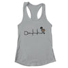 Nurse Stethoscope Heartbeat Leopard Nursing For Women Shirt & Tank Top | teecentury
