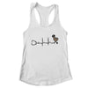 Nurse Stethoscope Heartbeat Leopard Nursing For Women Shirt & Tank Top | teecentury