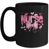 Nurse Valentines Cute Coquette Stethoscope Nursing NICU Mug | teecentury