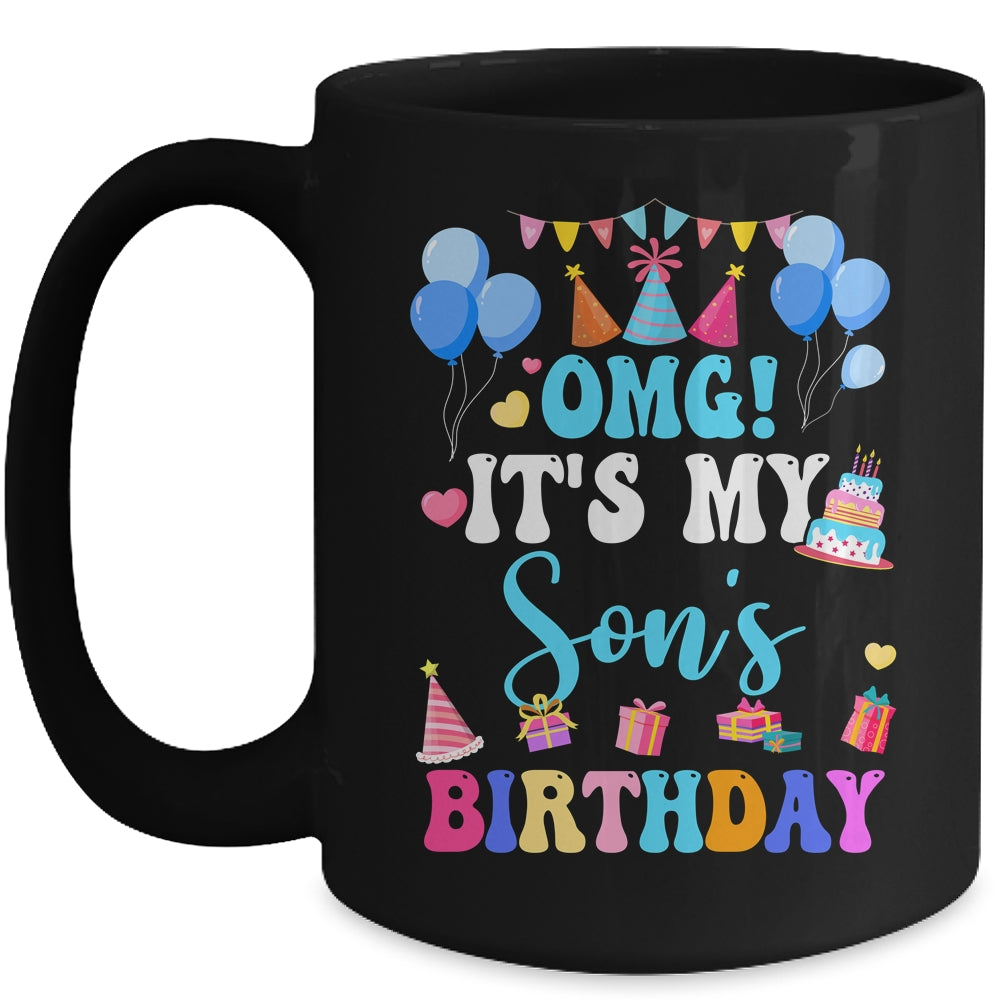 OMG It's My Son's Birthday Happy To Me You Daddy Mommy Mug | teecentury