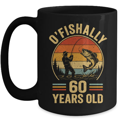 O'fishally 60 Years Old Fisherman 60Th Birthday Fishing Mug | teecentury