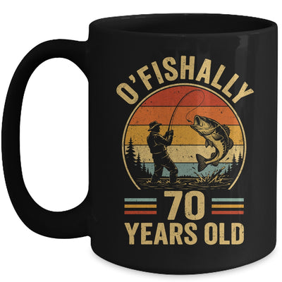 O'fishally 70 Years Old Fisherman 70Th Birthday Fishing Mug | teecentury