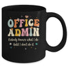 Office Admin Front Desk Administration Assistant School Mug | teecentury
