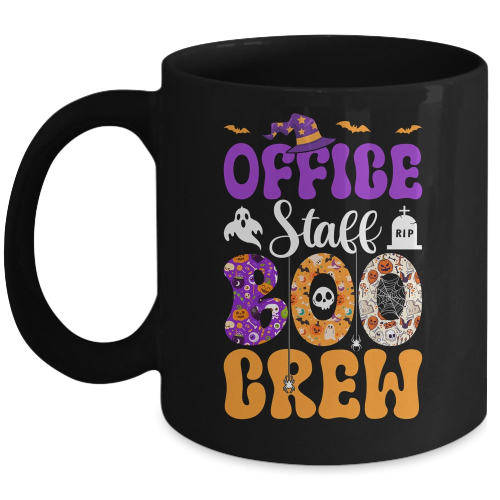 Office Staff Boo Crew Matching Autumn Halloween Costume Mug | teecentury