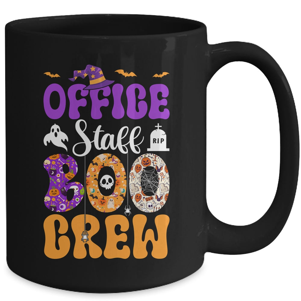Office Staff Boo Crew Matching Autumn Halloween Costume Mug | teecentury
