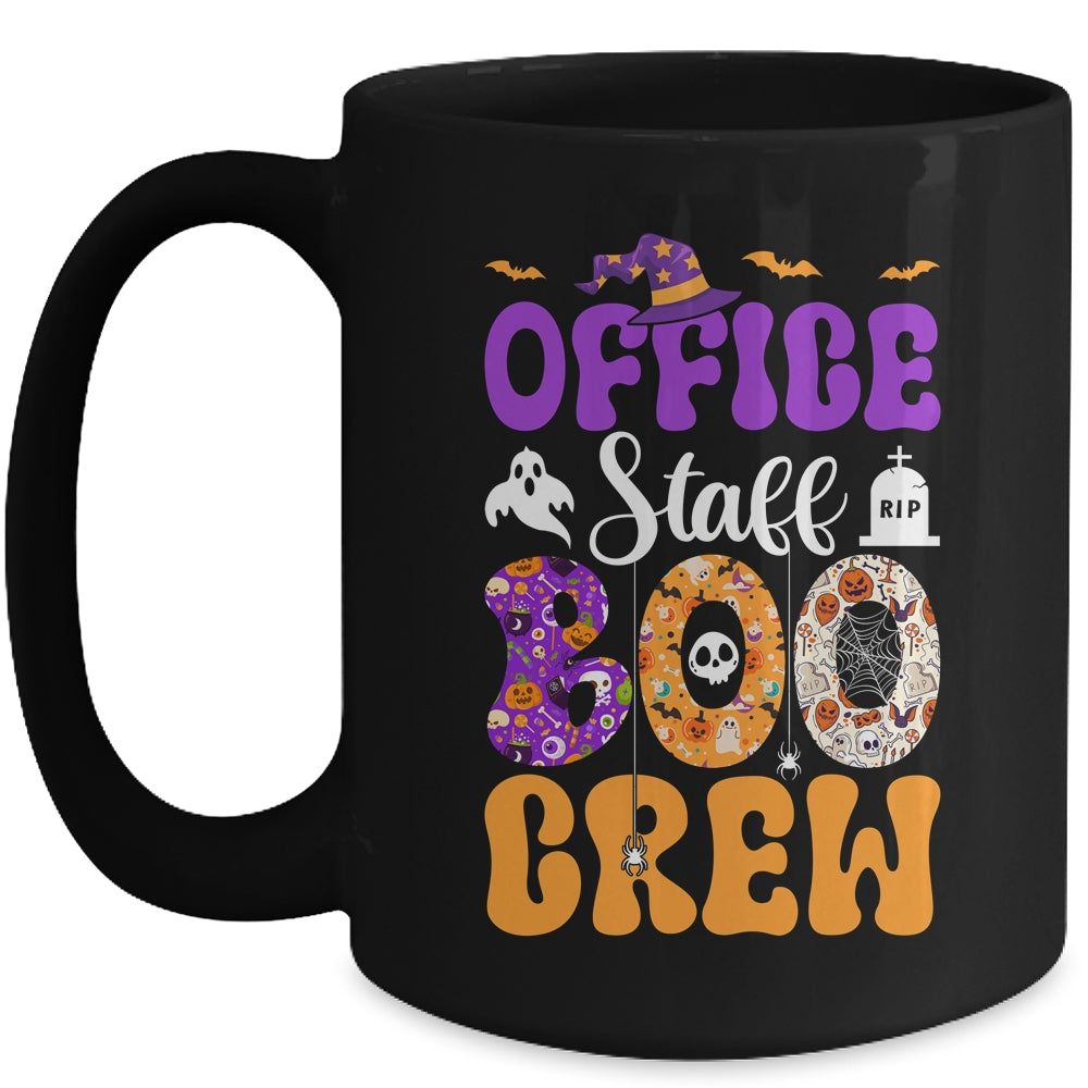 Office Staff Boo Crew Matching Autumn Halloween Costume Mug | teecentury