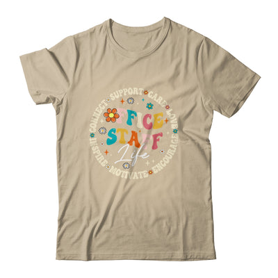 Office Staff Life Appreciation Week Back To School Groovy Shirt & Hoodie | teecentury