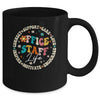 Office Staff Life Appreciation Week Back To School Groovy Mug | teecentury