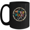 Office Staff Life Appreciation Week Back To School Groovy Mug | teecentury