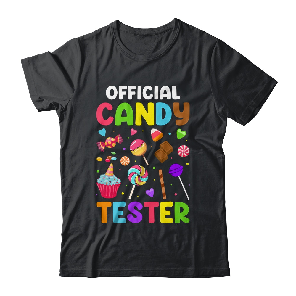 Official Candy Tester Sweets Funny Halloween Party Costume Shirt & Sweatshirt | teecentury