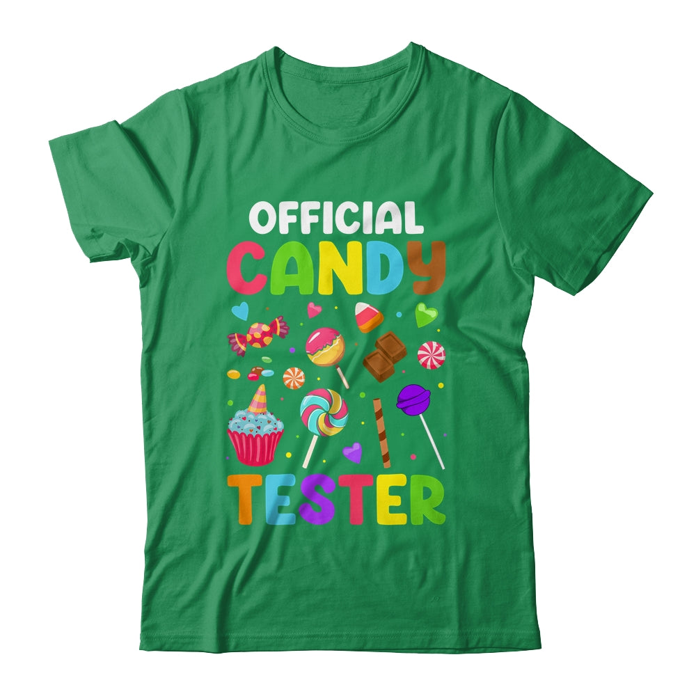 Official Candy Tester Sweets Funny Halloween Party Costume Shirt & Sweatshirt | teecentury