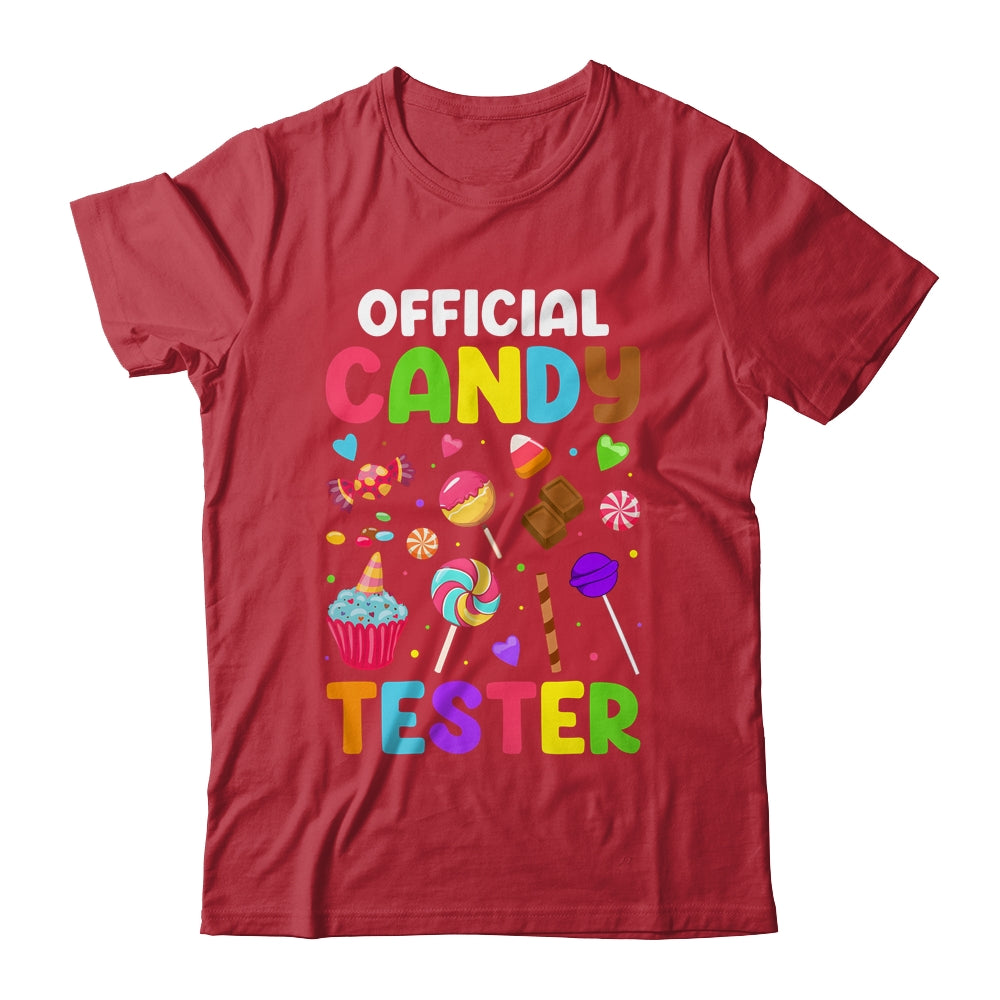 Official Candy Tester Sweets Funny Halloween Party Costume Shirt & Sweatshirt | teecentury