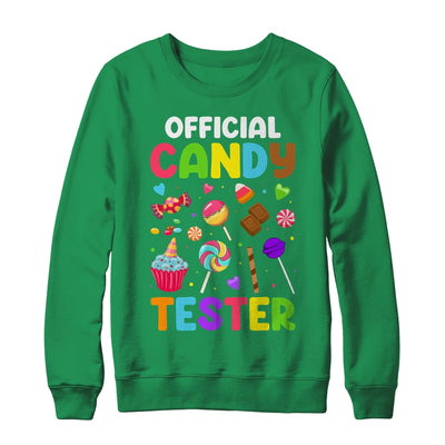Official Candy Tester Sweets Funny Halloween Party Costume Shirt & Sweatshirt | teecentury