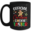 Official Christmas Cookie Taster Baking Baker Holiday Xmas Mug | teecentury