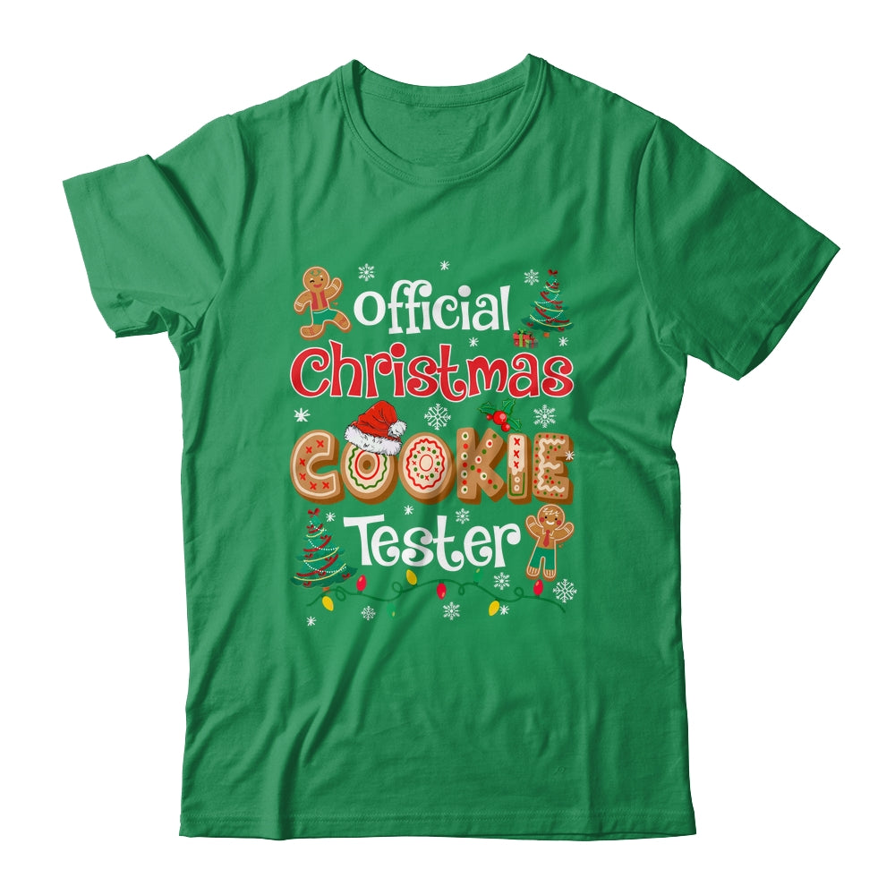 Official Christmas Cookie Tester Taster Baking Crew Funny Shirt & Sweatshirt | teecentury