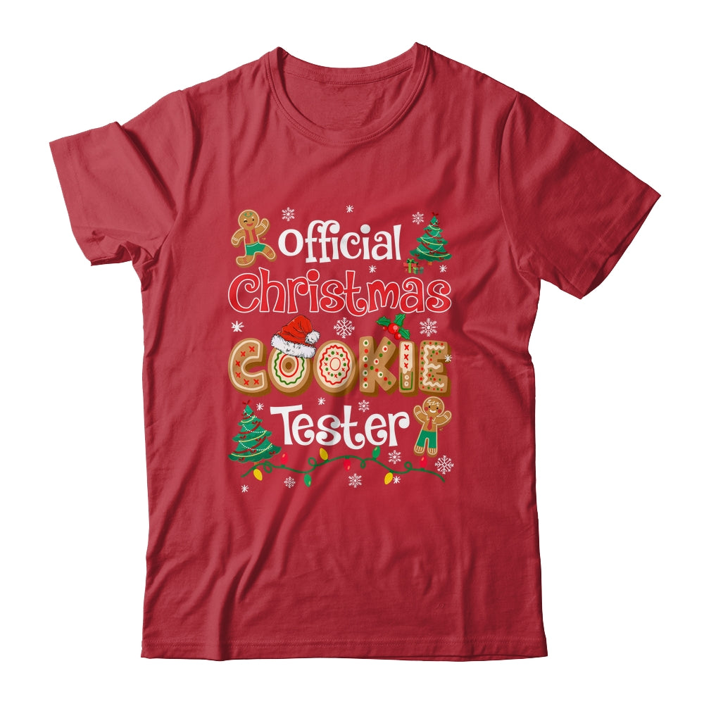 Official Christmas Cookie Tester Taster Baking Crew Funny Shirt & Sweatshirt | teecentury