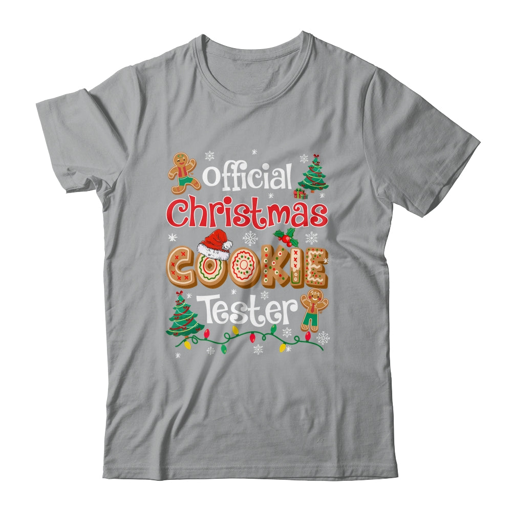 Official Christmas Cookie Tester Taster Baking Crew Funny Shirt & Sweatshirt | teecentury