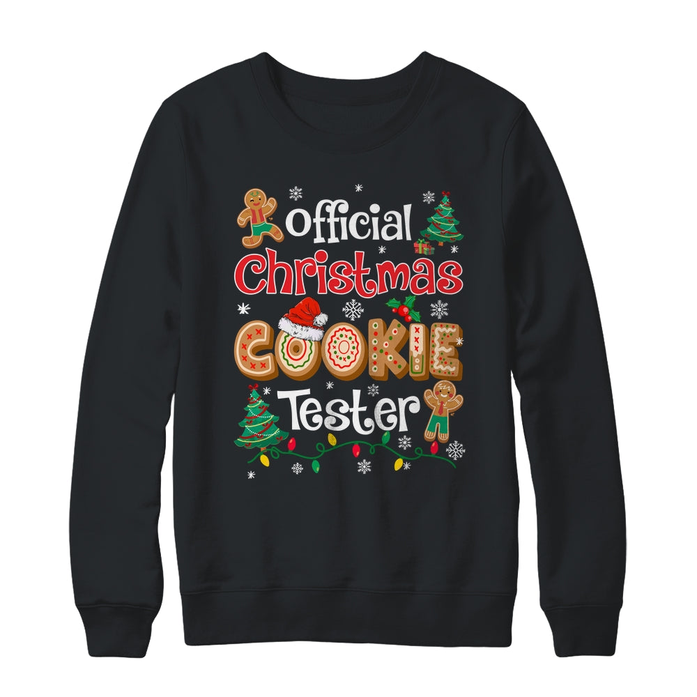 Official Christmas Cookie Tester Taster Baking Crew Funny Shirt & Sweatshirt | teecentury