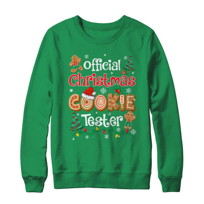 Official Christmas Cookie Tester Taster Baking Crew Funny Shirt & Sweatshirt | teecentury