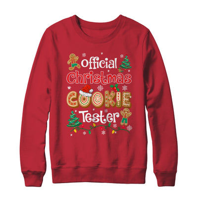 Official Christmas Cookie Tester Taster Baking Crew Funny Shirt & Sweatshirt | teecentury
