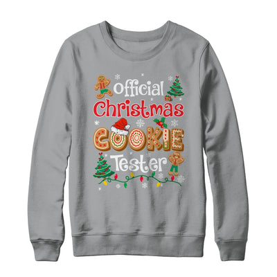 Official Christmas Cookie Tester Taster Baking Crew Funny Shirt & Sweatshirt | teecentury