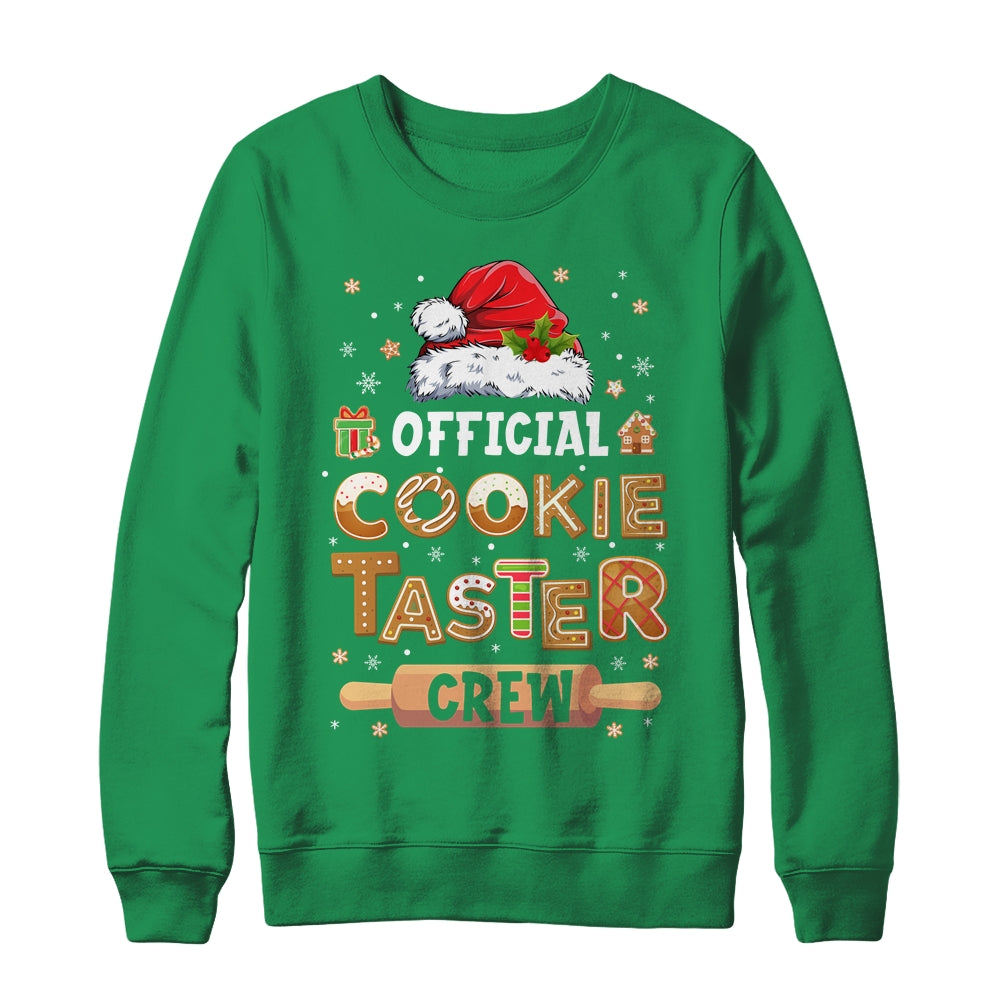 Official Cookie Taster Crew Funny Christmas Baking Team Shirt & Sweatshirt | teecentury