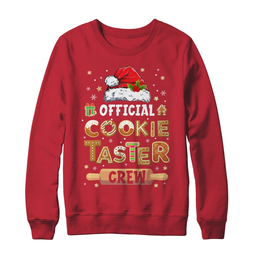 Official Cookie Taster Crew Funny Christmas Baking Team Shirt & Sweatshirt | teecentury