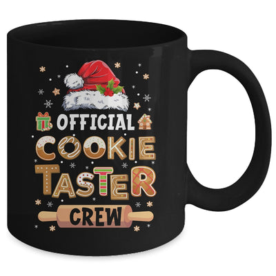 Official Cookie Taster Crew Funny Christmas Baking Team Mug | teecentury