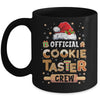 Official Cookie Taster Crew Funny Christmas Baking Team Mug | teecentury