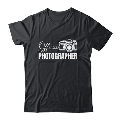 Official Photographer Event Photography Design For Men Women Shirt & Tank Top | teecentury