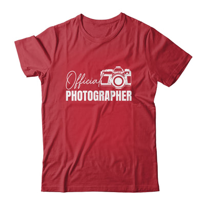 Official Photographer Event Photography Design For Men Women Shirt & Tank Top | teecentury