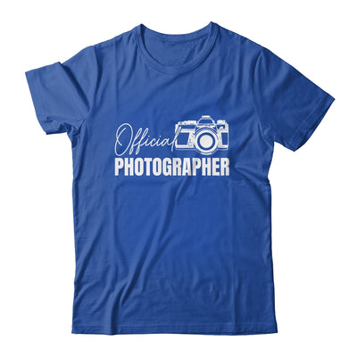 Official Photographer Event Photography Design For Men Women Shirt & Tank Top | teecentury