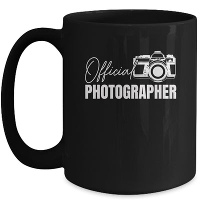 Official Photographer Event Photography Design For Men Women Mug | teecentury