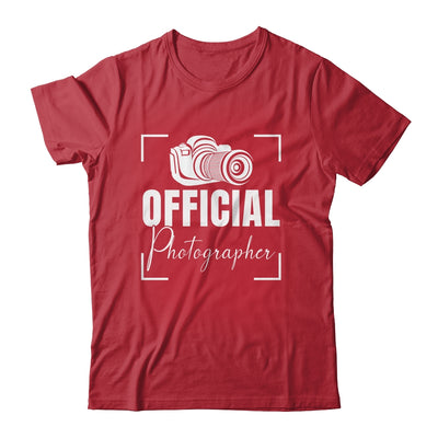 Official Photographer Matching Group Event Photography Lover Shirt & Tank Top | teecentury