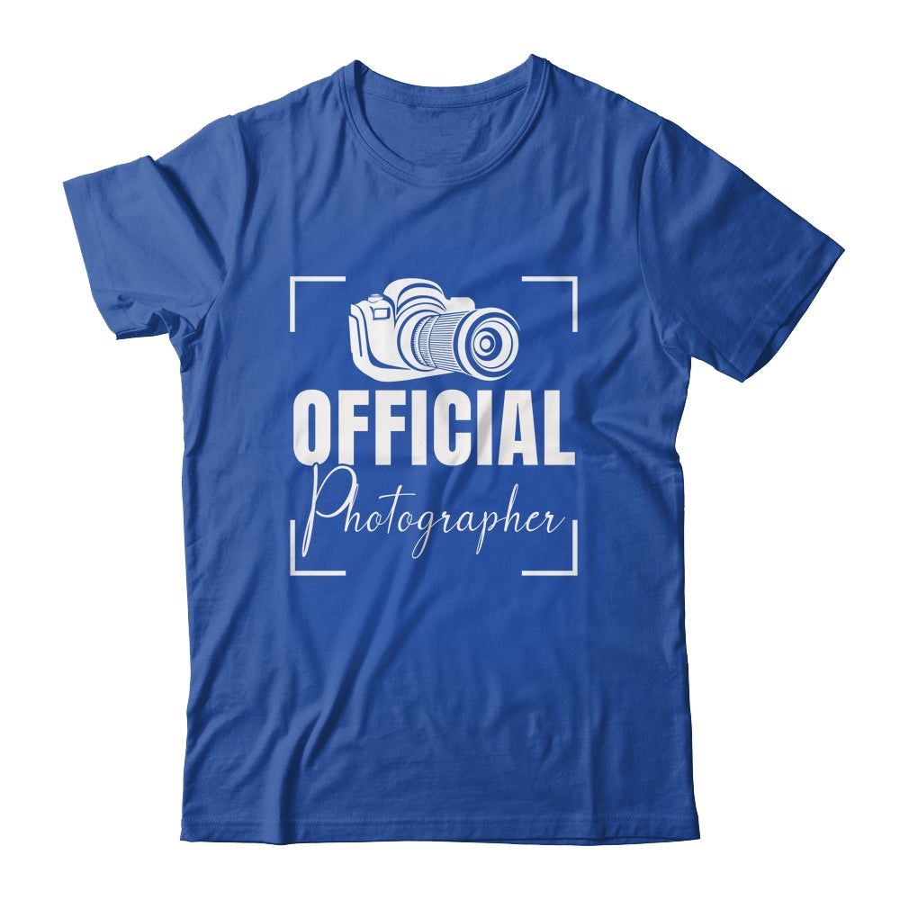 Official Photographer Matching Group Event Photography Lover Shirt & Tank Top | teecentury