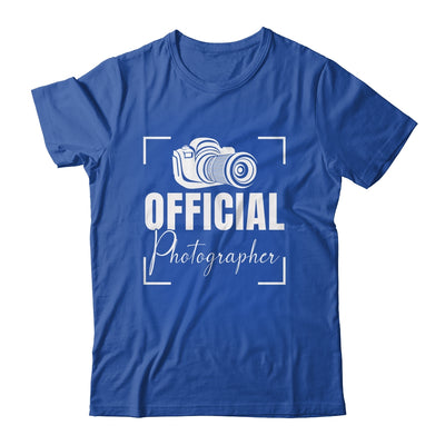 Official Photographer Matching Group Event Photography Lover Shirt & Tank Top | teecentury