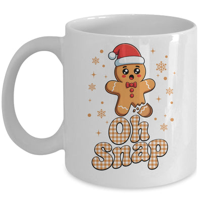 Oh Snap Christmas Gingerbread Man Cute Cookie Baking Team Mug | teecentury