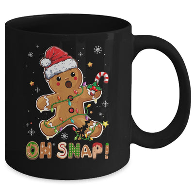 Oh Snap Gingerbread Man Christmas Cookie Costume Baking Team Mug | teecentury