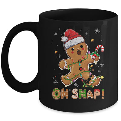 Oh Snap Gingerbread Man Christmas Cookie Costume Baking Team Mug | teecentury