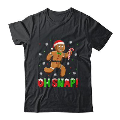 Oh Snap Gingerbread Man Merry Christmas Xmas Boy Girl Shirt & Sweatshirt | teecentury