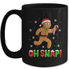 Oh Snap Gingerbread Man Merry Christmas Xmas Boy Girl Mug | teecentury